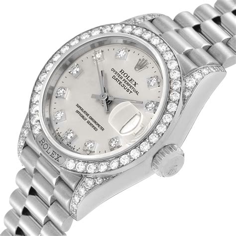 Rolex President White Gold 69159 